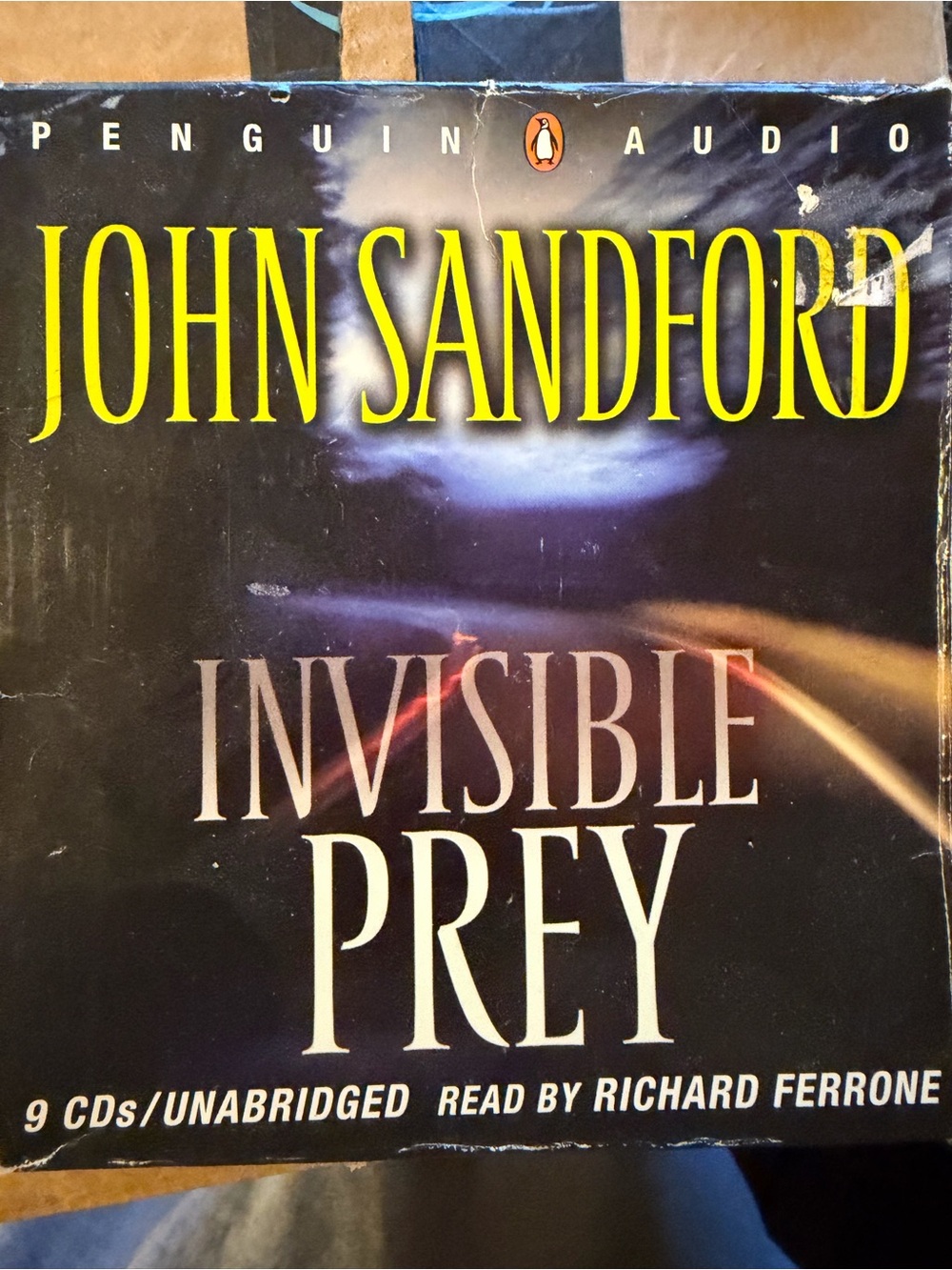 Original Penguin Black Audiobook CD Set - Invisible Prey by John Sandford